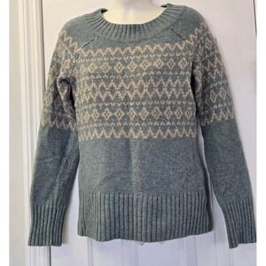 Royal Robbins Wool Blend Westlands Sweater Sage Green Women's Small